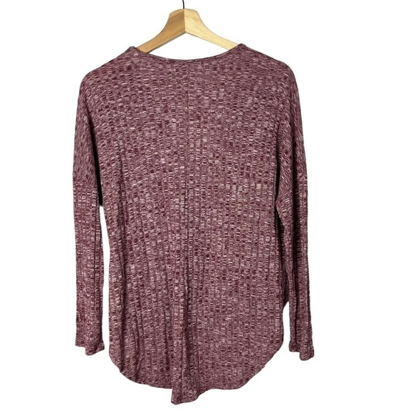 Boutique R2D Red Faux Wrap Front Long Sleeve Blouse S - Picture 2 of 4